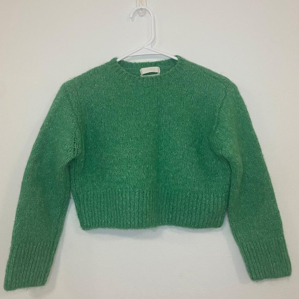 H&M Wool Sweater Green XXS Size